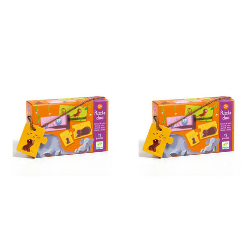 48pc Djeco Duo Mum & Baby Jigsaw Puzzle Kids Game 2y+