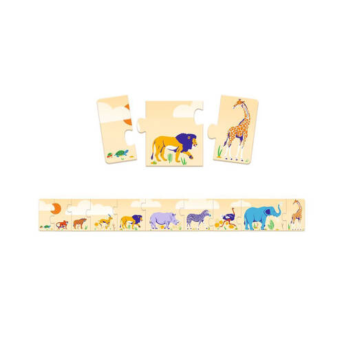 10pc Djeco Small & Big Jigsaw Puzzle Kids Game 3y+