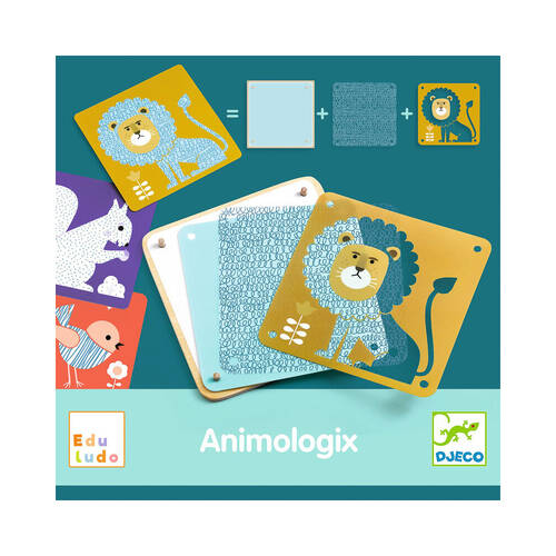 Djeco Animologix-Concept of Picture Creation Kids Educational Game 4y+