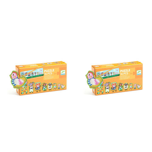 2PK Djeco Big & Small Game on the Farm Kids Educational Play 3y+