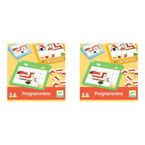 2PK Djeco Programmino-Concept of Location & Spatial Management Kids Game 4y+