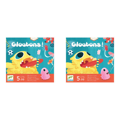 2PK Djeco Glouton Game Kids/Children Interactive Play 5y+