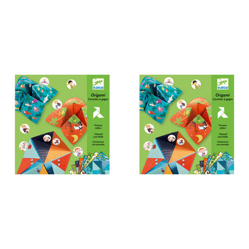 2PK Djeco Bird Game Origami Kids Art/Craft Activity Kit 4y+