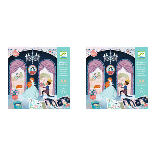 320pc Djeco Life in the Castle Stickers Set Kids Art/Craft 4y+