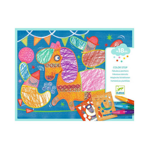 Djeco Tightrope Walker Colouring Art Activity Set Kids 18m+