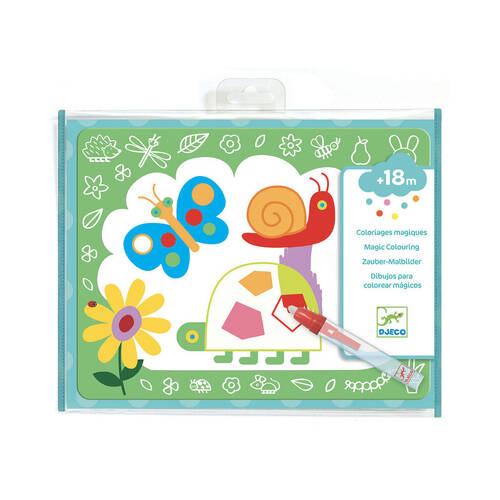 Djeco Magic Scribbles Water Colouring Kids Activity Set 18m+