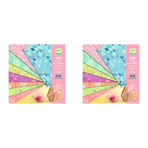 200pc Djeco Haru By Petit Pan Origami Sheets Art/Craft Set 5y+
