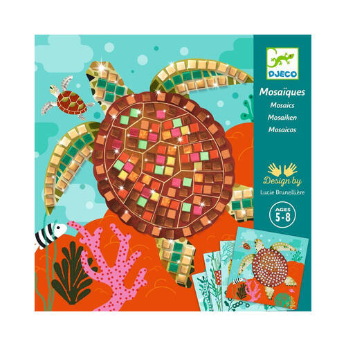 Djeco Caribbean Mosaic Kids DIY Creative Craft Kit 5y+
