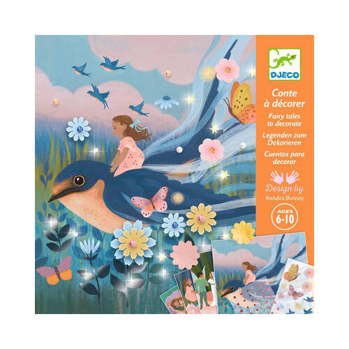 Djeco Thumbelina Fairy Tale to Decorate Kids Activity Set 6y+