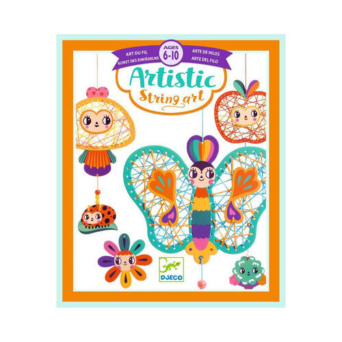Djeco Garden Artistic String Art Kids DIY Creative Craft Kit 6y+