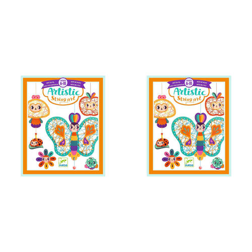 2PK Djeco Garden Artistic String Art Kids DIY Creative Craft Kit 6y+