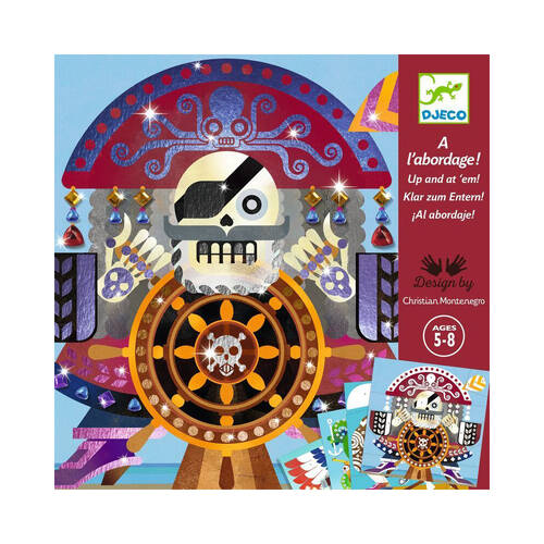 Djeco Up & At 'Em Foil Pictures Kids Creative Art Kit 5y+
