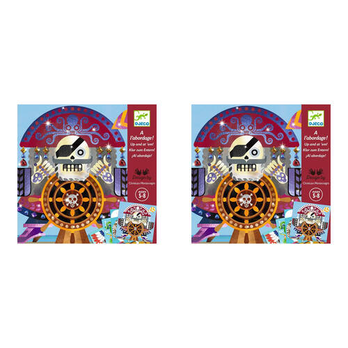 2PK Djeco Up & At 'Em Foil Pictures Kids Creative Art Kit 5y+