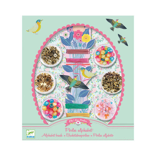 Djeco Alphabet Beads Kids/Children DIY Craft Accessory Kit 6y+