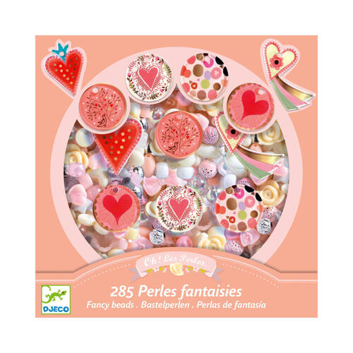 Djeco Heart Fancy Beads Kids/Children Craft Accessory Kit 6y+
