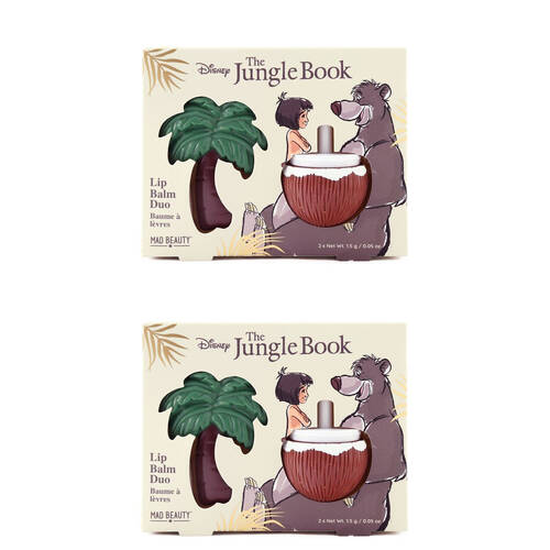 2PK Disney The Jungle Book Scented Hydrating Lip Balm Duo 3g Coconut/Vanilla
