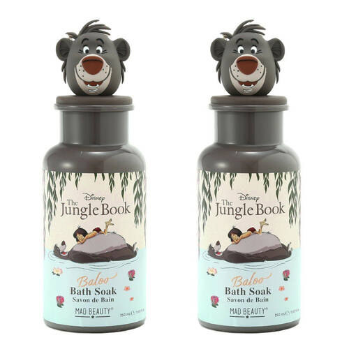 2PK Disney The Jungle Book Scented Bathtub Soak Salts 350ml Prickly Pear