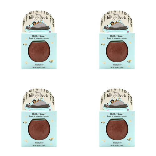 4PK Disney The Jungle Book Tropical Scented Bathtub Fizzer 130g Coconut