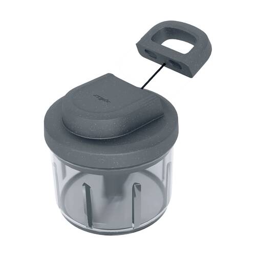 Zyliss Easy Pull Manual Food Processor Kitchen Gadget/Accessory Dark Grey