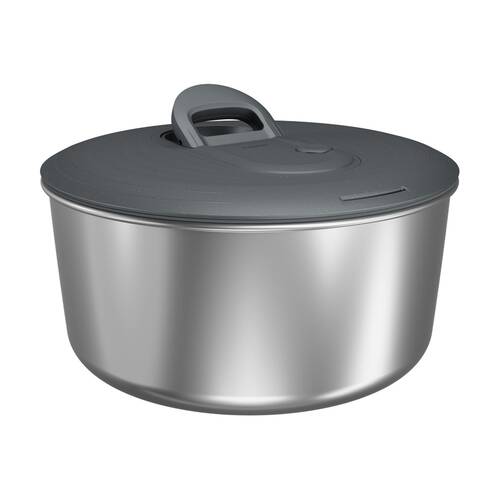 Zyliss Easy Spin Stainless Steel Salad Spinner/Strainer Kitchen Gadget Large