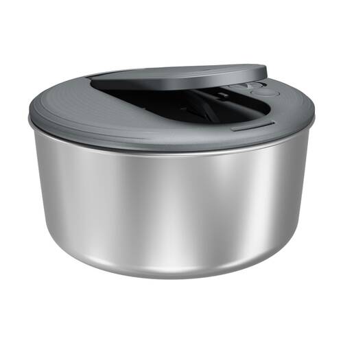 Zyliss Swift Dry Stainless Steel Salad Spinner/Strainer Kitchen Gadget Small