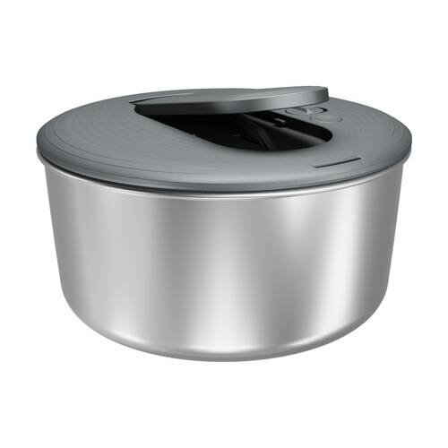 Zyliss Swift Dry Stainless Steel Salad Spinner/Strainer Kitchen Gadget Large