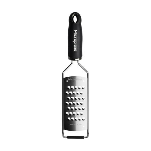 Microplane Gourmet Extra Course Grater Kitchen Accessory Black Plastic Handle