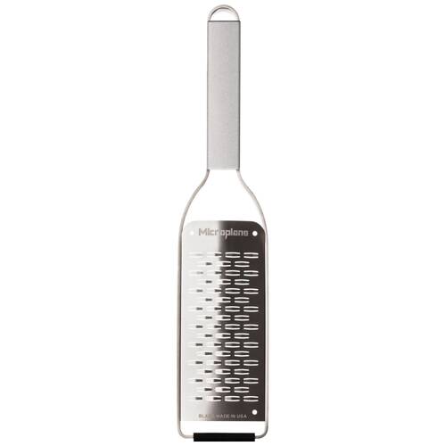Microplane Professional Grade Ribbon Handheld Grater Stainless Steel Silver