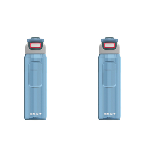 2PK Kambukka Elton Tritan 1000ml Drinking Bottle - Niagara Blue