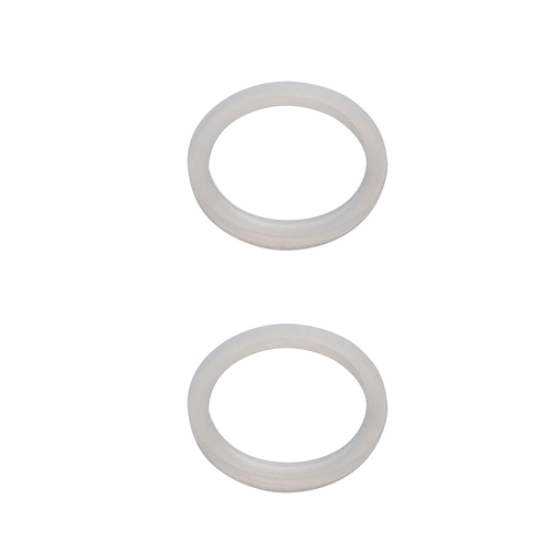 2x Euroline 2-Cup Replacement Gasket for 3952 Coffee Maker - White