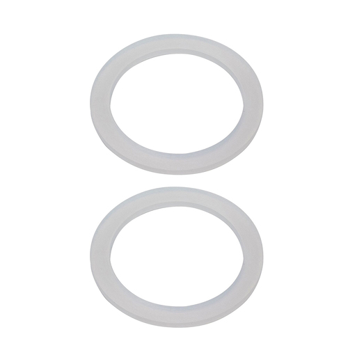 2x Euroline 6-Cup Replacement Gasket for 3952 Coffee Maker - White