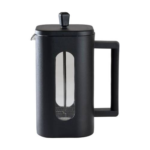 Euroline Coffee & Tea Maker Plunger French Press Square Shaped 1000ml Black