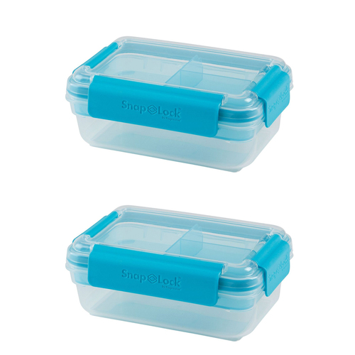 2PK Progressive SnapLock 946ml/19cm Snap & Go Bento Container - Assorted