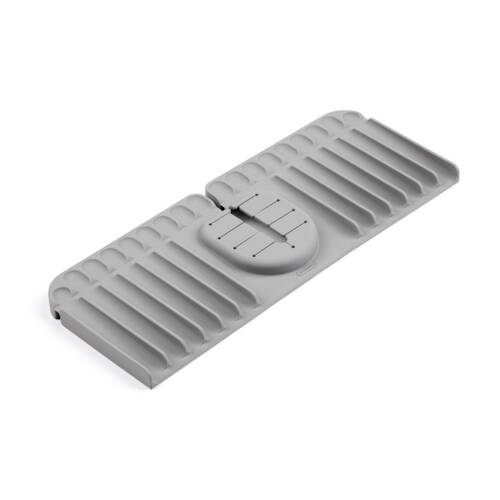 Progressive Silicone Sink Mat w/Splash Guard Adjustable Fit Kitchen Accessory