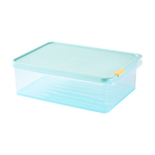LocknLock Freezer Fit Food Storage Container Microwave Safe 3.5L Blue Lid