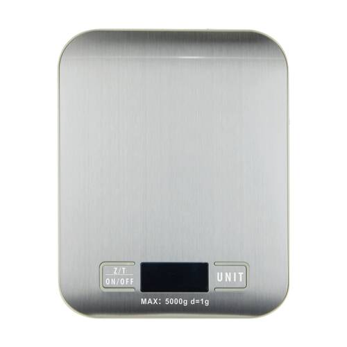 Cuisena Slime Line Digital Kitchen Food Scale Stainless Steel 5kg Capacity