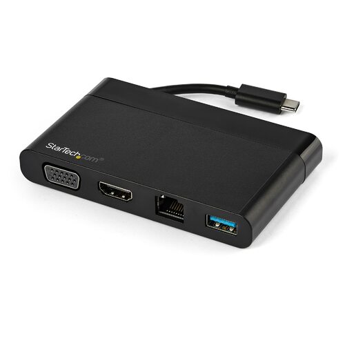 USB C Multiport Adapter with HDMI and VGA