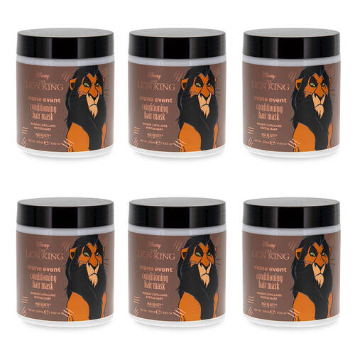 6PK Disney Lion King Scar Deep Conditioning Hair Mask 250ml Mango & Papaya