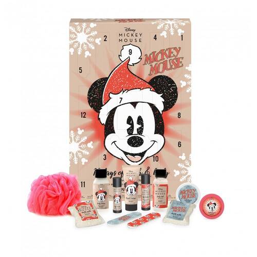 Disney Jingle All The Way 12 Day Bath & Body Advent Calender Mickey Mouse