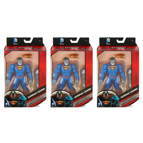 3PK DC Comics Multiverse Superman Doomed Figurine