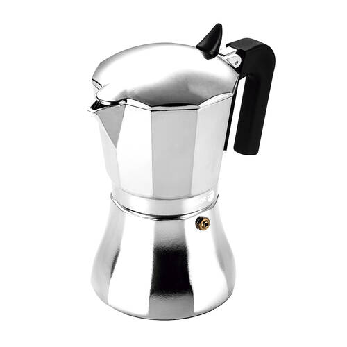 Fagor Cupy 9-Cup Aluminium Espresso Maker Moka Pot - Silver