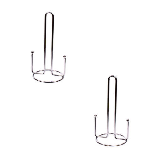 2PK Entrée Deluxe Paper Towel Holder 29cm Roll Dispenser Stand - Chrome