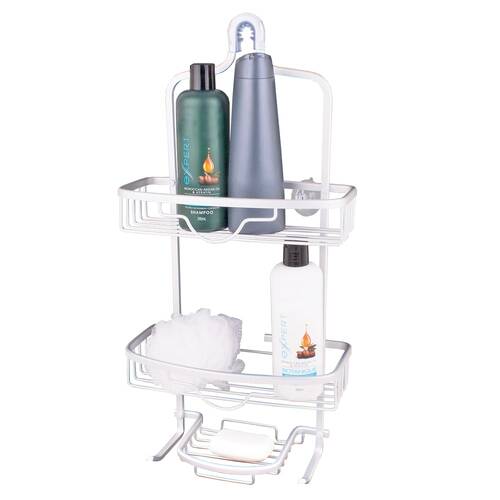 D.line Aluminium 3-Tier Hanging Bath/Shower Caddy Organiser 67x26cm