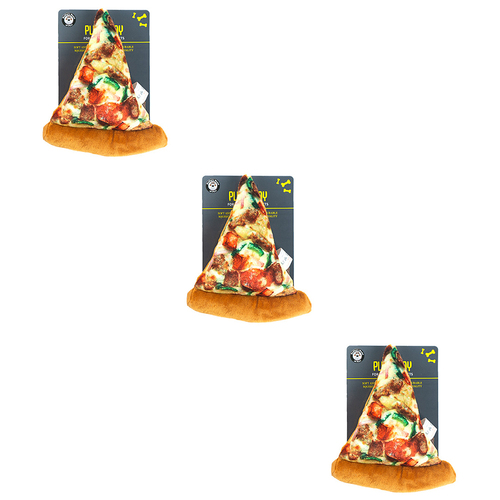 3PK Dudley's World Of Pets Plush Pizza & Chips Toy Assorted
