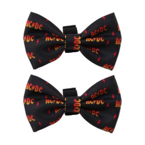 2PK Stubby Club ACDC Pet Dog Bowtie Necktie Ribbon Collar Accessory One Size