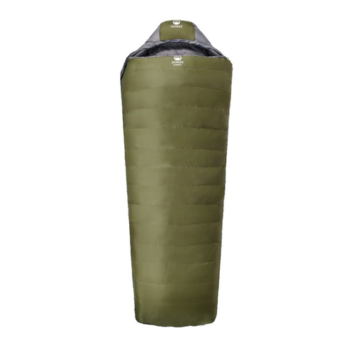 Domex Mammoth -10C Down Filling Sleeping Bag Olive Charcoal