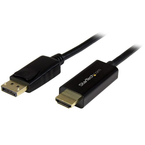 Star Tech 3 ft DisplayPort to HDMI converter cable – DP to HDMI – 4K