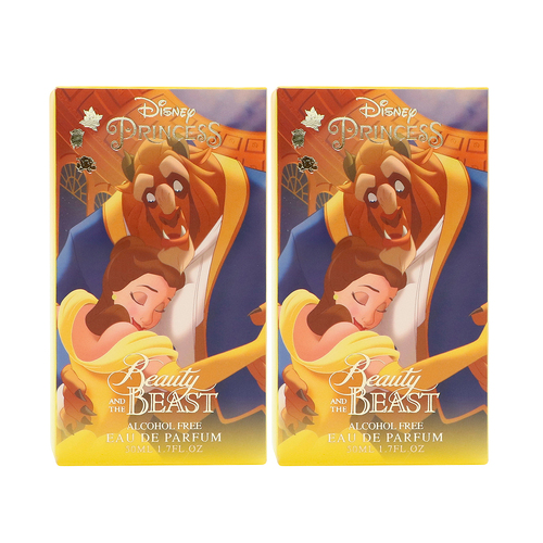 2PK Disney Princess Collectors EDP Fragrance Beauty And The Beast 50ml Kids 6y+