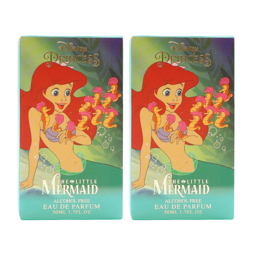 2PK Disney Princess Collectors EDP Fragrance Little Mermaid 50ml