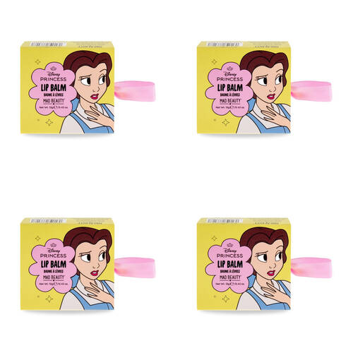 4PK Disney Princess Express Yourself Scented Lip Balm Belle Vanilla
